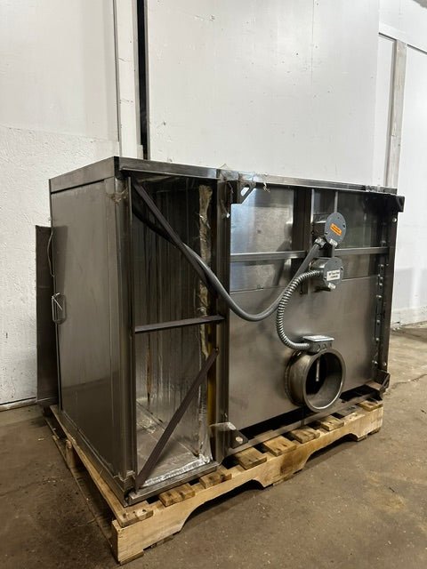CAPTIVEAIRE SYSTEM 3624 ND-1 S.S TYPE I 48"W WALL EXHAUST HOOD, (OPEN BOX) - Second Life-Equipment-collection_name
