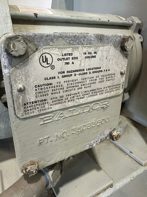 "CINCINNATI HP-4C21" H.D INDUSTRIAL FAN BLOWER 208-230/460V, 5HP 3450RPM - Second Life-Equipment-collection_name