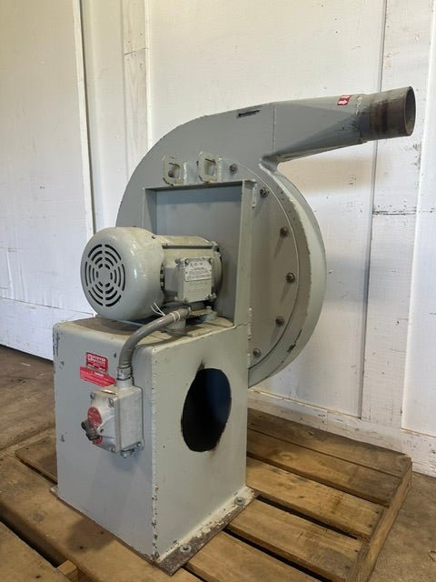 "CINCINNATI HP-4C21" H.D INDUSTRIAL FAN BLOWER 208-230/460V, 5HP 3450RPM - Second Life-Equipment-collection_name