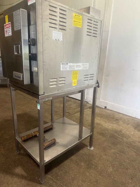 CLEVELAND 21CGA5 STEAMCRAFT ULTRA 5 N GAS 5 PAN CONVECTION FOOD STEAMER W/STAND - Second Life - Equipment - collection_name