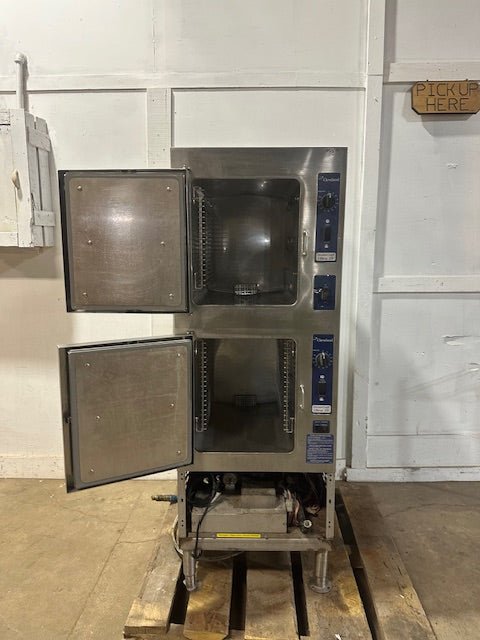 "CLEVELAND 24CGA10"H.D COMMERCIAL STEAMCRAFT 10 PANS N GAS STEAMER,125,000 BTU - Second Life - Equipment - collection_name