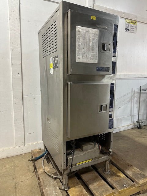 "CLEVELAND 24CGA10"H.D COMMERCIAL STEAMCRAFT 10 PANS N GAS STEAMER,125,000 BTU - Second Life - Equipment - collection_name