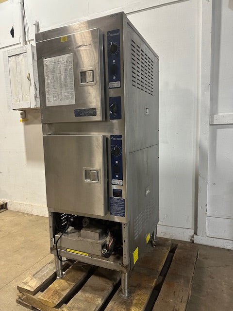 "CLEVELAND 24CGA10"H.D COMMERCIAL STEAMCRAFT 10 PANS N GAS STEAMER,125,000 BTU - Second Life - Equipment - collection_name
