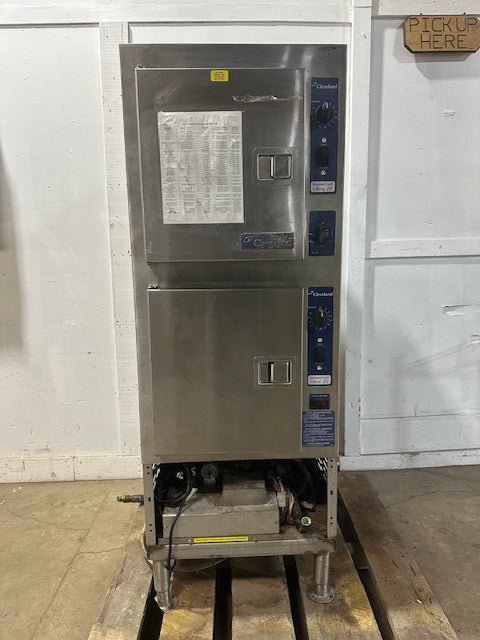 "CLEVELAND 24CGA10"H.D COMMERCIAL STEAMCRAFT 10 PANS N GAS STEAMER,125,000 BTU - Second Life - Equipment - collection_name