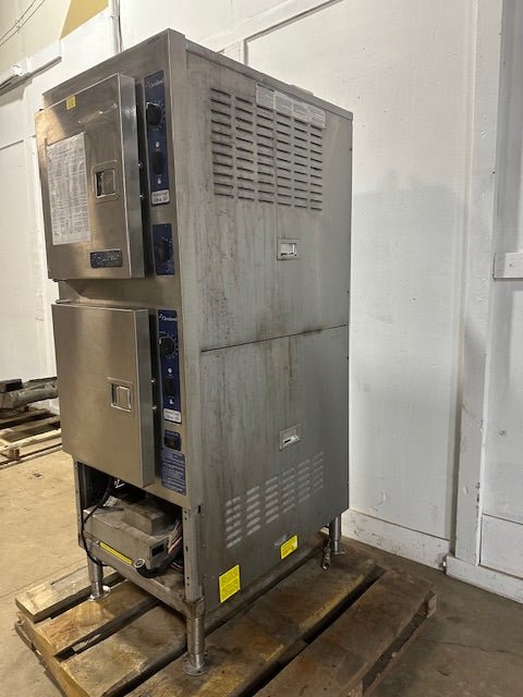"CLEVELAND 24CGA10"H.D COMMERCIAL STEAMCRAFT 10 PANS N GAS STEAMER,125,000 BTU - Second Life - Equipment - collection_name