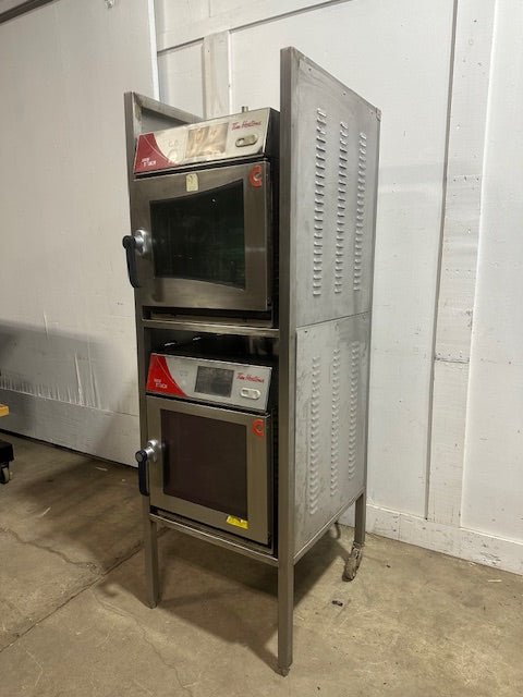 "CLEVELAND OES 6.10 MINI" 208V 3PH ELECTRIC COMBI OVEN STEAMER, DOUBLE STACK - Second Life - Equipment - collection_name