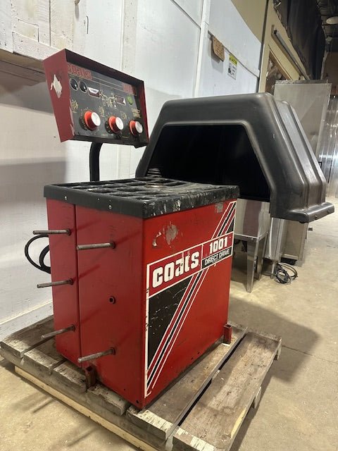 "COATS 1001"DIRECT - DRIVE COMPUTER WHEEL/TIRE BALANCER FOR TRUCK & CAR ,3PH 220V - Second Life - Equipment - collection_name