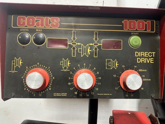 "COATS 1001"DIRECT - DRIVE COMPUTER WHEEL/TIRE BALANCER FOR TRUCK & CAR ,3PH 220V - Second Life - Equipment - collection_name