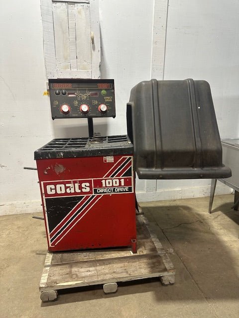 "COATS 1001"DIRECT - DRIVE COMPUTER WHEEL/TIRE BALANCER FOR TRUCK & CAR ,3PH 220V - Second Life - Equipment - collection_name
