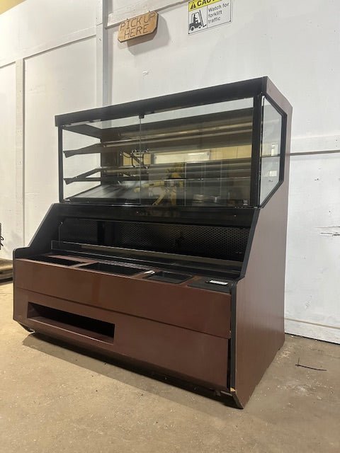 COLUMBUS SHOW CASE TOP LIGHTED DISPLAY CASE W/ BOTTOM REFRIGERATED OPEN AIR CASE - Second Life - Equipment - collection_name