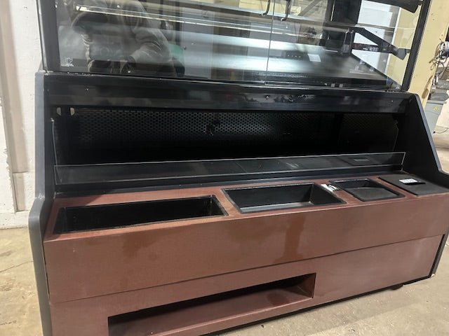 COLUMBUS SHOW CASE TOP LIGHTED DISPLAY CASE W/ BOTTOM REFRIGERATED OPEN AIR CASE - Second Life - Equipment - collection_name