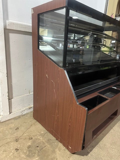 COLUMBUS SHOW CASE TOP LIGHTED DISPLAY CASE W/ BOTTOM REFRIGERATED OPEN AIR CASE - Second Life - Equipment - collection_name