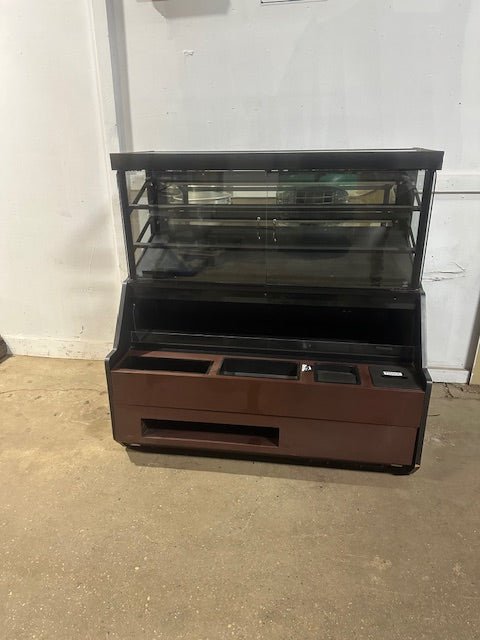 COLUMBUS SHOW CASE TOP LIGHTED DISPLAY CASE W/ BOTTOM REFRIGERATED OPEN AIR CASE - Second Life - Equipment - collection_name