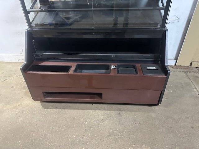 COLUMBUS SHOW CASE TOP LIGHTED DISPLAY CASE W/ BOTTOM REFRIGERATED OPEN AIR CASE - Second Life - Equipment - collection_name