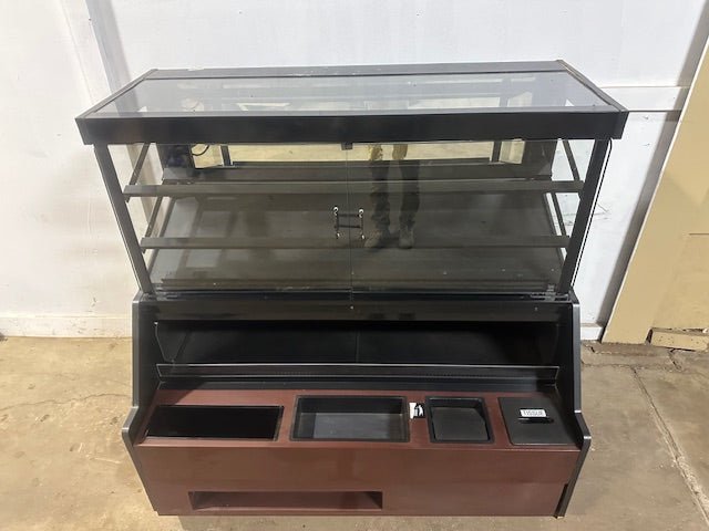 COLUMBUS SHOW CASE TOP LIGHTED DISPLAY CASE W/ BOTTOM REFRIGERATED OPEN AIR CASE - Second Life - Equipment - collection_name