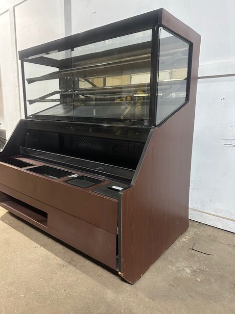COLUMBUS SHOW CASE TOP LIGHTED DISPLAY CASE W/ BOTTOM REFRIGERATED OPEN AIR CASE - Second Life - Equipment - collection_name