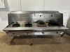 Commercial Stainless Steel Wok Range Multi Burner Gas Restaurant Cooking Stove - Second Life-Equipment-#collection_name#