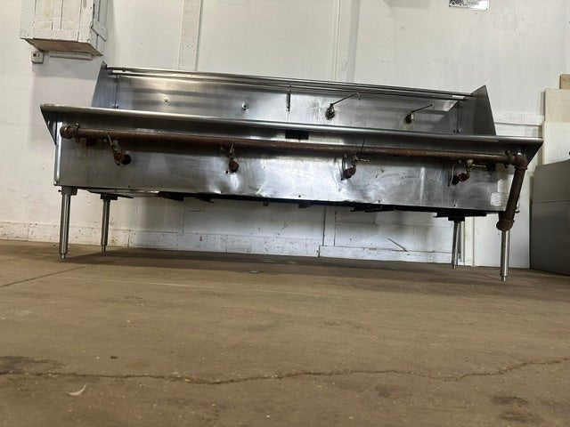 Commercial Stainless Steel Wok Range Multi Burner Gas Restaurant Cooking Stove - Second Life-Equipment-#collection_name#