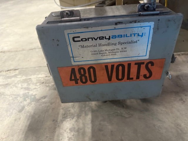 CONVEYABILITY M9012 TURN TABLE TRANSFER CONVEYOR UNIT W/POWER TURNTABLE, ROLLERS - Second Life - Equipment - collection_name