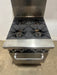 "COOKRITE" H.D COMMERCIAL NAT GAS 4 BURNER STOVE WITH OVEN ON CASTERS - Second Life - Equipment - collection_name