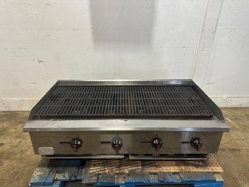 "COOLER DEPOT" H.D COMMERCIAL 47.5"W N Gas Radiant Countertop Charbroiler Grill - Second Life - Equipment - collection_name