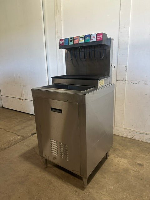 "CORNELIUS CB2323-AK"COMMERCIAL 8 HEADS SODA MACHINE W/ ICE BIN 115V - Second Life-Equipment-#collection_name#