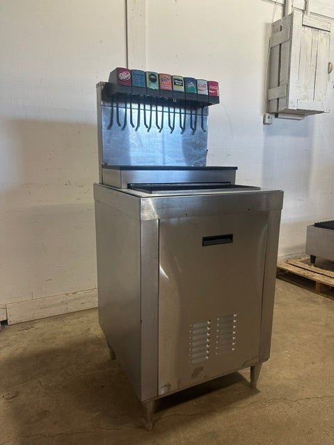 "CORNELIUS CB2323-AK"COMMERCIAL 8 HEADS SODA MACHINE W/ ICE BIN 115V - Second Life-Equipment-#collection_name#