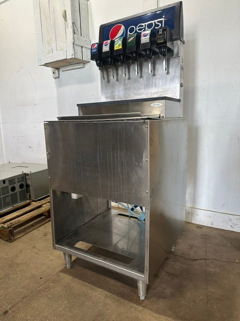 "CORNELIUS CB2323AK6"COMMERCIAL 6 HEADS SODA MACHINE W/ ICE BIN - Second Life-Equipment-collection_name