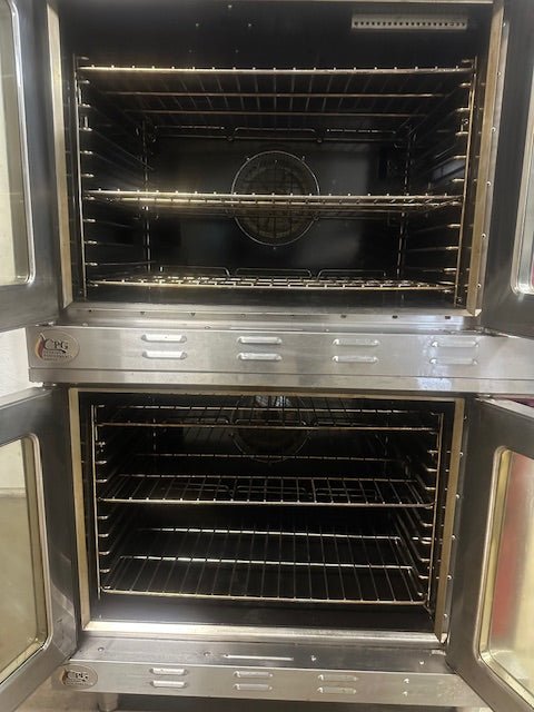 "CPG 351FEC100C" DOUBLE STACK ELECTRIC CONVECTION OVEN W/ 6 RACKS, 208v 3ph - Second Life - Equipment - collection_name