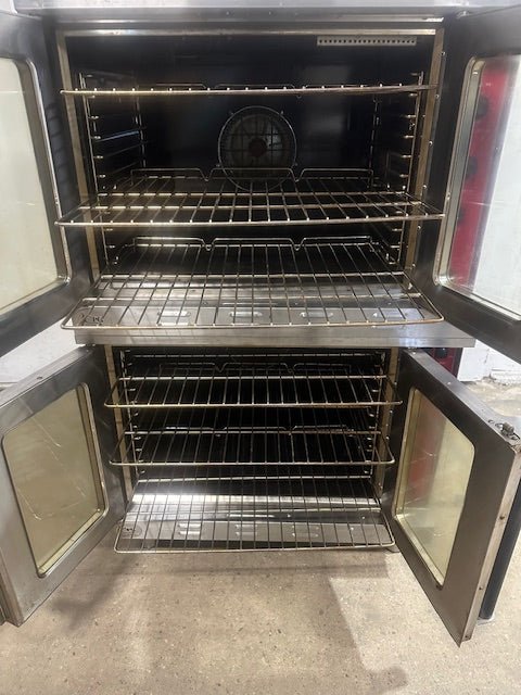 "CPG 351FEC100C" DOUBLE STACK ELECTRIC CONVECTION OVEN W/ 6 RACKS, 208v 3ph - Second Life - Equipment - collection_name