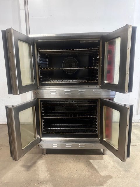 "CPG 351FEC100C" DOUBLE STACK ELECTRIC CONVECTION OVEN W/ 6 RACKS, 208v 3ph - Second Life - Equipment - collection_name