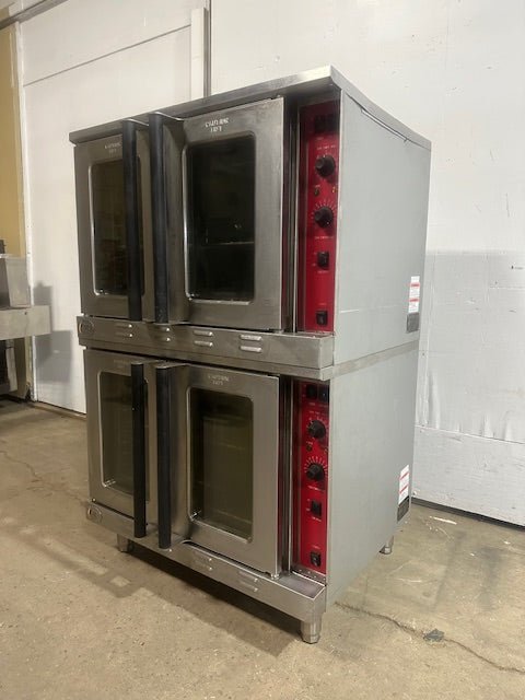 "CPG 351FEC100C" DOUBLE STACK ELECTRIC CONVECTION OVEN W/ 6 RACKS, 208v 3ph - Second Life - Equipment - collection_name