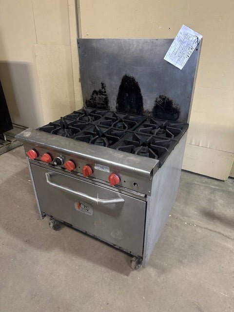 CPG 6 BURNER 36 INCH RANGE WITH STANDARD OVEN 210,000 BTU - Bargains R Ours - #collection_name#