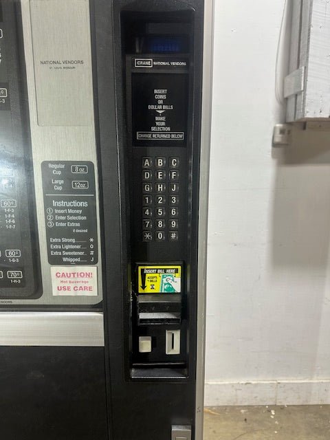 CRANE NATIONAL VENDORS MODEL 637 DUAL CUP FRESH BREW COFFEE MACHINE 115v 1ph - Second Life - Equipment - collection_name