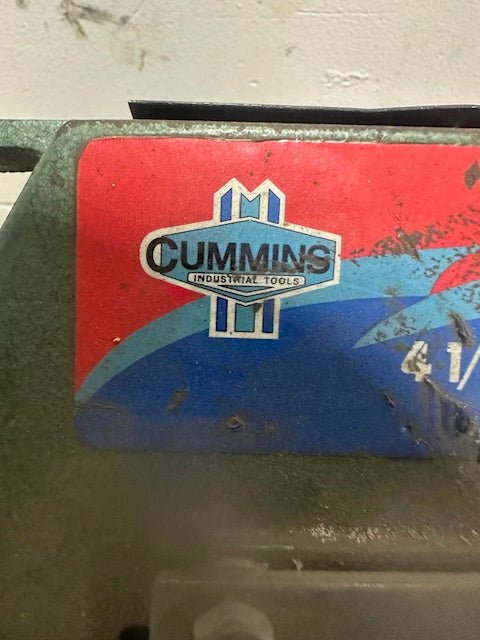 "CUMMINS NO.MBS412" 4 - 1/2" Metal Cutting Horizontal Vertical Band Saw - Second Life - Equipment - collection_name