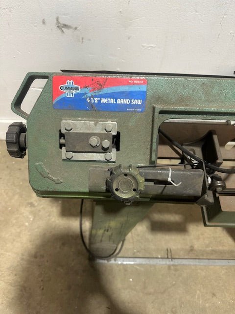 "CUMMINS NO.MBS412" 4 - 1/2" Metal Cutting Horizontal Vertical Band Saw - Second Life - Equipment - collection_name
