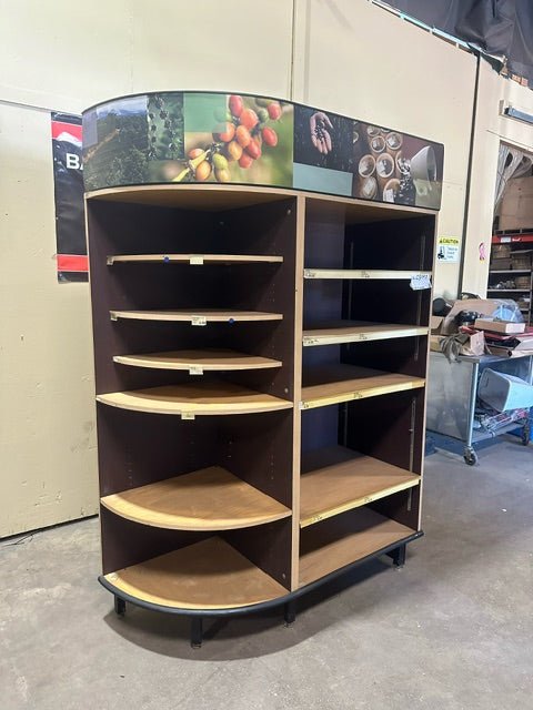 "CUSTOM BUILT" BAKERY/COFFEE/CANDY PACKAGE DRY DISPLAY CASE MERCHANDISER - Bargains R Ours - #collection_name#