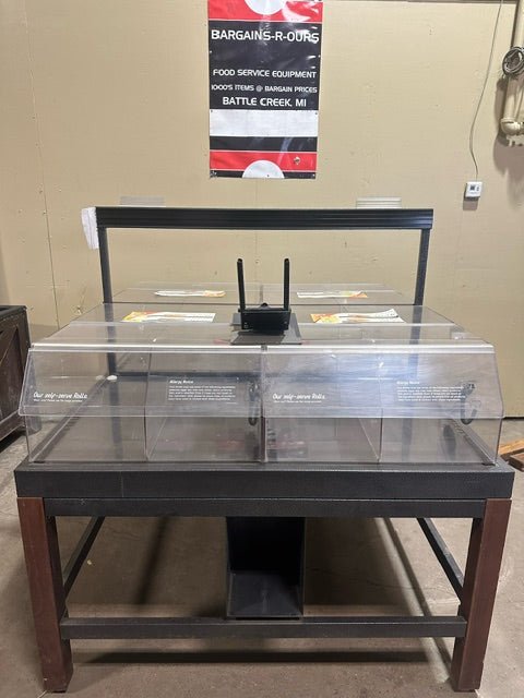 CUSTOM BUILT DOUBLE SIDED TOP 8 ACRYLIC DISPLAY BIN BAKERY, DISPLAY ...