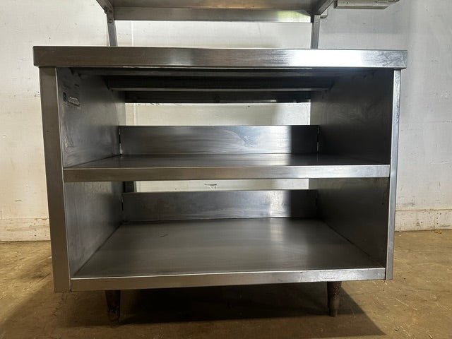 CUSTOM DELFIELD SS 51 1/2"H x 41 1/2"W COMMERCIAL PREP TABLE WITH SHELF UNIT - Second Life-Equipment-collection_name