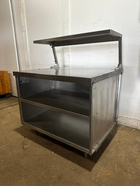 CUSTOM DELFIELD SS 51 1/2"H x 41 1/2"W COMMERCIAL PREP TABLE WITH SHELF UNIT - Second Life-Equipment-collection_name
