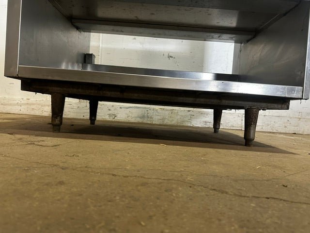 CUSTOM DELFIELD SS 51 1/2"H x 41 1/2"W COMMERCIAL PREP TABLE WITH SHELF UNIT - Second Life-Equipment-collection_name