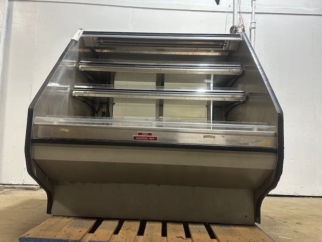 CUSTOM DELI'S INC SELF SERVICE HOT FOOD WARMER DISPLAY MERCHANDISER, HEATED AND LIGHTED - Bargains R Ours - #collection_name#