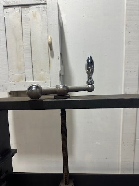 CUSTOM TILT - TOP STEEL GLASS/FABRICATION TABLE ON CASTERS - Second Life - Equipment - collection_name