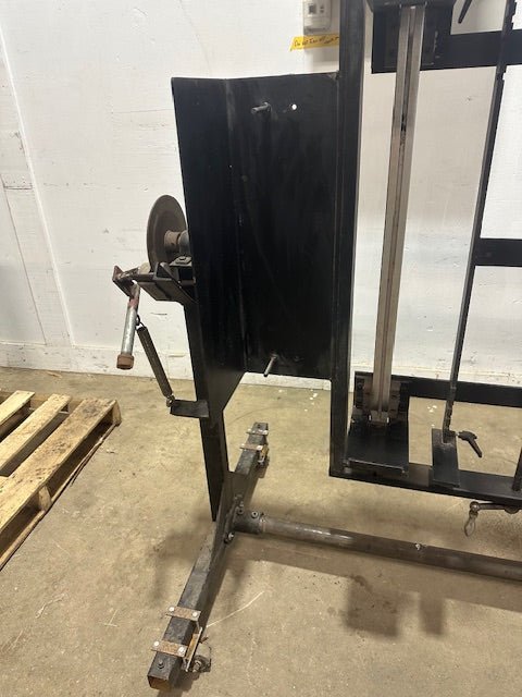 CUSTOM TILT - TOP STEEL GLASS/FABRICATION TABLE ON CASTERS - Second Life - Equipment - collection_name