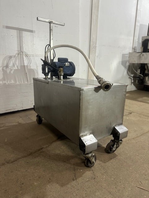 "DARLING 402" PORTABLE COMMERCIAL COOKING OIL FILTER/CADDY WITH PUMP, 120V 1 PH - Second Life - Equipment - collection_name