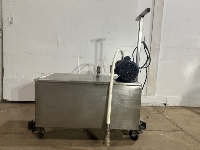 "DARLING 402" PORTABLE COMMERCIAL COOKING OIL FILTER/CADDY WITH PUMP, 120V 1 PH - Second Life - Equipment - collection_name