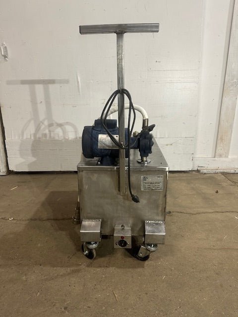 "DARLING 402" PORTABLE COMMERCIAL COOKING OIL FILTER/CADDY WITH PUMP, 120V 1 PH - Second Life - Equipment - collection_name