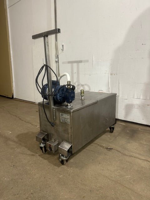 "DARLING 402" PORTABLE COMMERCIAL COOKING OIL FILTER/CADDY WITH PUMP, 120V 1 PH - Second Life - Equipment - collection_name