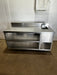 "DELFIELD 160546" S.S PREP TABLE W/OPEN SHELF UTILITY CABINET AND HAND SINK - Second Life-Equipment-#collection_name#