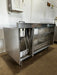 "DELFIELD 160546" S.S PREP TABLE W/OPEN SHELF UTILITY CABINET AND HAND SINK - Second Life-Equipment-#collection_name#